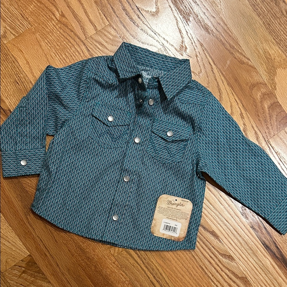 Infant Wrangler Western Snap Shirt